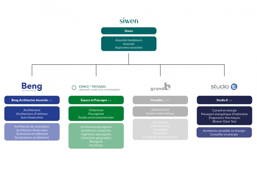 Structure du groupe